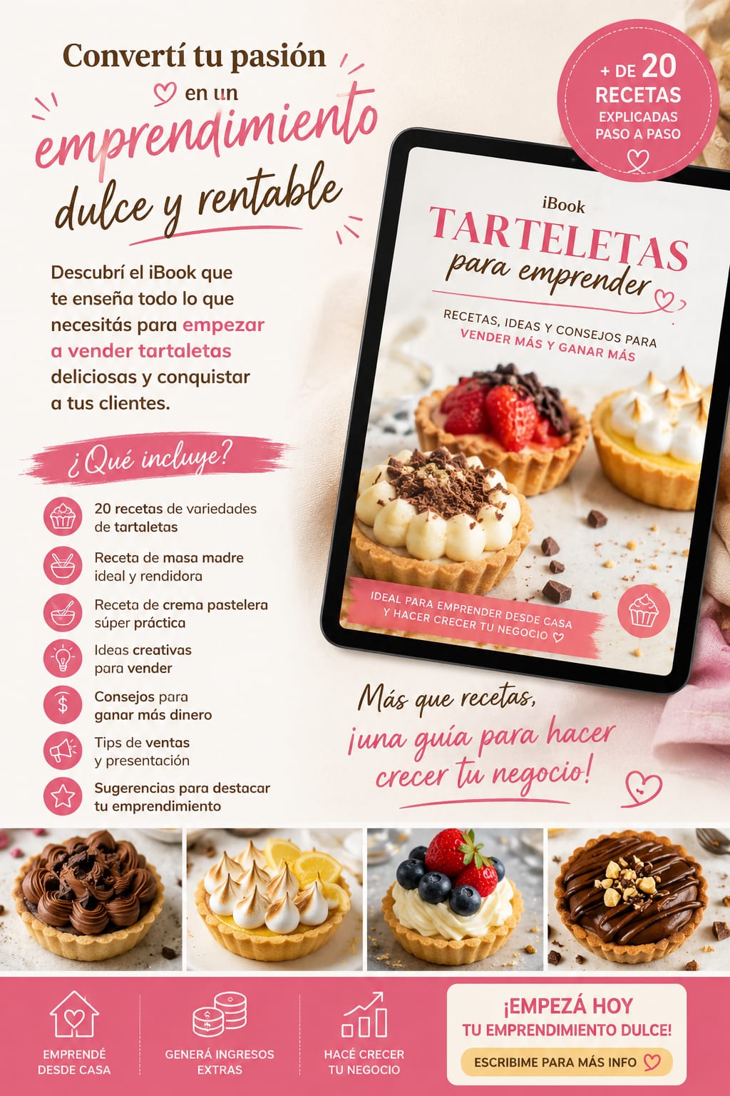 TARTELETAS PARA EMPRENDER